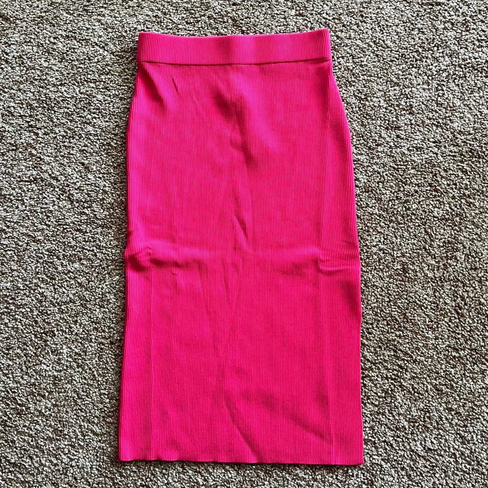 NWT Pink Midi Sweater Skirt S